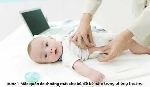 4 bước chăm sóc khi trẻ bị sốt – Cách chăm sóc trẻ bị sốt
