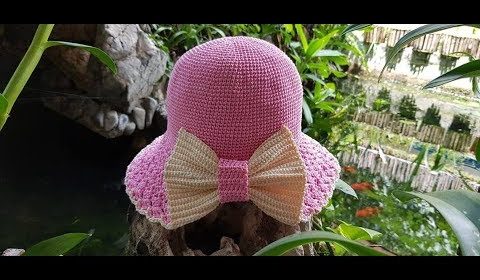 Crochet a hat [móc nón cho mẹ và bé _ phần vành]