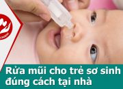 Chăm sóc trẻ sơ sinh – Cách rửa mũi cho trẻ sơ sinh đúng cách tại nhà