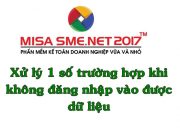 Không đăng nhập được vào dữ liệu trên MISA SME.NET 2017 | Học MISA Online