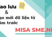 Sao lưu dữ liệu và Tạo mới dữ liệu từ năm trước trên MISA SME.NET 2017 | Học MISA Online