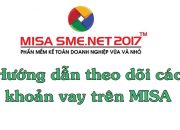 Theo dõi các khoản vay trên MISA SME.NET 2017 | Học MISA Online