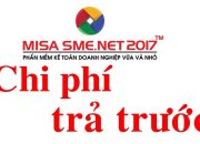 Hướng dẫn khai báo chi phí trả trước và xem báo cáo liên quan trên MISA SME.NET 2017