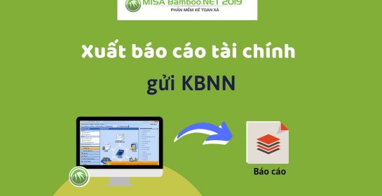MISA Bamboo NET 2019 – Xuất báo cáo tài chính nộp KBNN qua hệ thống TKT – Phần 1