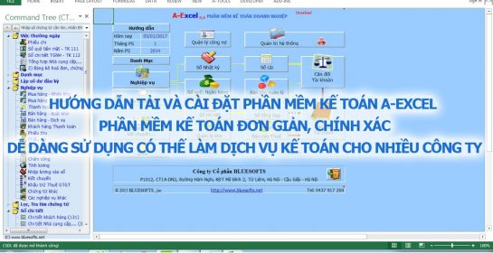 Hướng dẫn tải và cài đặt phần mềm kế toán A-Excel đơn giản, chính xác, làm nhiều công ty