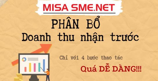 Theo dõi và Phân bổ Doanh thu nhận trước trên MISA SME.NET