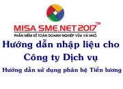 Công ty DỊCH VỤ – Phần 5: Phân hệ Tiền lương | Học MISA Online