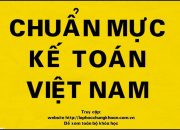 Chuẩn mực kế toán Việt Nam | Cơ sở lập báo cáo tài chính doanh nghiệp