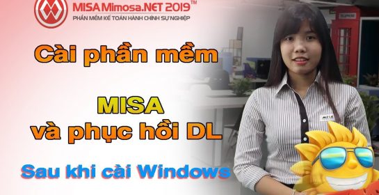 [ Thủ thuật MIMOSA ] Cài phần mềm MISA và phục hồi dữ liệu sau khi cài win máy tính| Học MISA Online