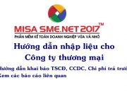 Công ty THƯƠNG MẠI – Phần 4:  Khai báo TSCĐ, CCDC, Chi phí trả trước | Học MISA Online