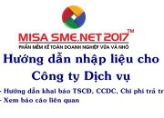 Công ty DỊCH VỤ – Phần 4: Khai báo TSCĐ, CCDC, CPTT | Học MISA Online