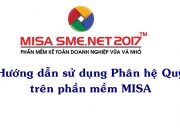 Hướng dẫn phân hệ Quỹ trên phần mềm MISA  | Học MISA Online