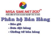 Phân hệ Bán hàng (Báo giá, Đơn đặt hàng, Chứng từ bán hàng) trên MISA SME.NET 2017 | Học MISA Online