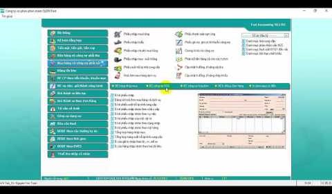 Hướng dẫn sử dụng phần mềm kế toán Fast Accounting 10.2 update thông tư 200 và 119