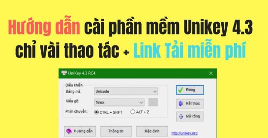 Phần mềm gõ tiếng Việt Unikey 4.3 RC4 bản mới nhất miễn phí
