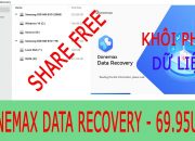 Share Free | Phần mềm khôi phục dữ liệu Donemax Data Recovery 69.95 USD miễn phí trong 3 ngày.
