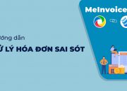 Hướng dẫn Xử lý hóa đơn sai sót | MISA SME.NET 2021