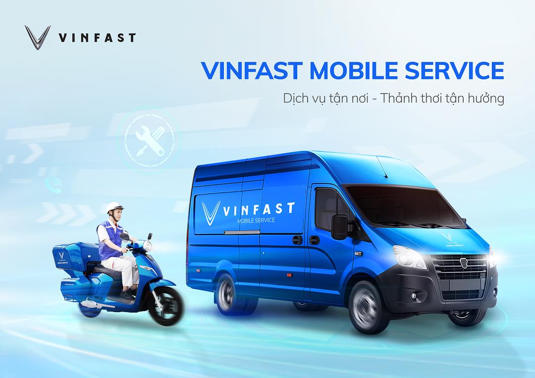 VinFast là hãng xe đầu tiên triển khai dịch vụ Mobile Service trên toàn quốc